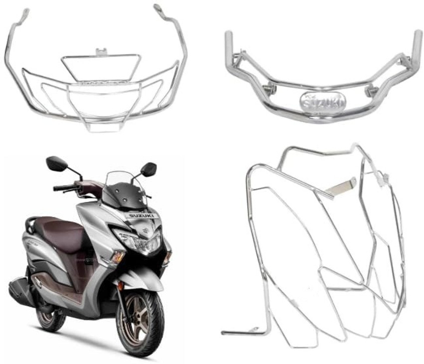 Auto Accesscrise Auto Accessories Suzuki Burgman 125 Full Body Chrome Kit Bike Crash Guard Price in India Buy Auto Accesscrise Auto Accessories Suzuki Burgman 125 Full Body Chrome Kit Bike Crash