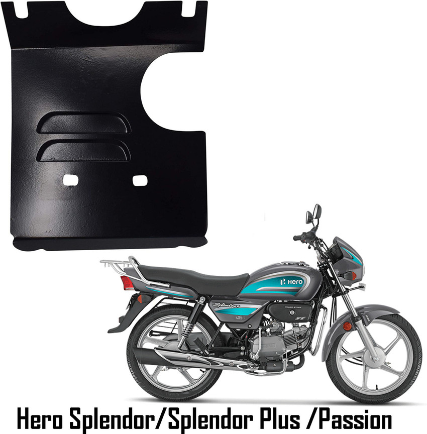 DAZZRIDE ENGINE PLATE SAFETY PLATE FOR HERO BIKES SPLENDOR GREEN