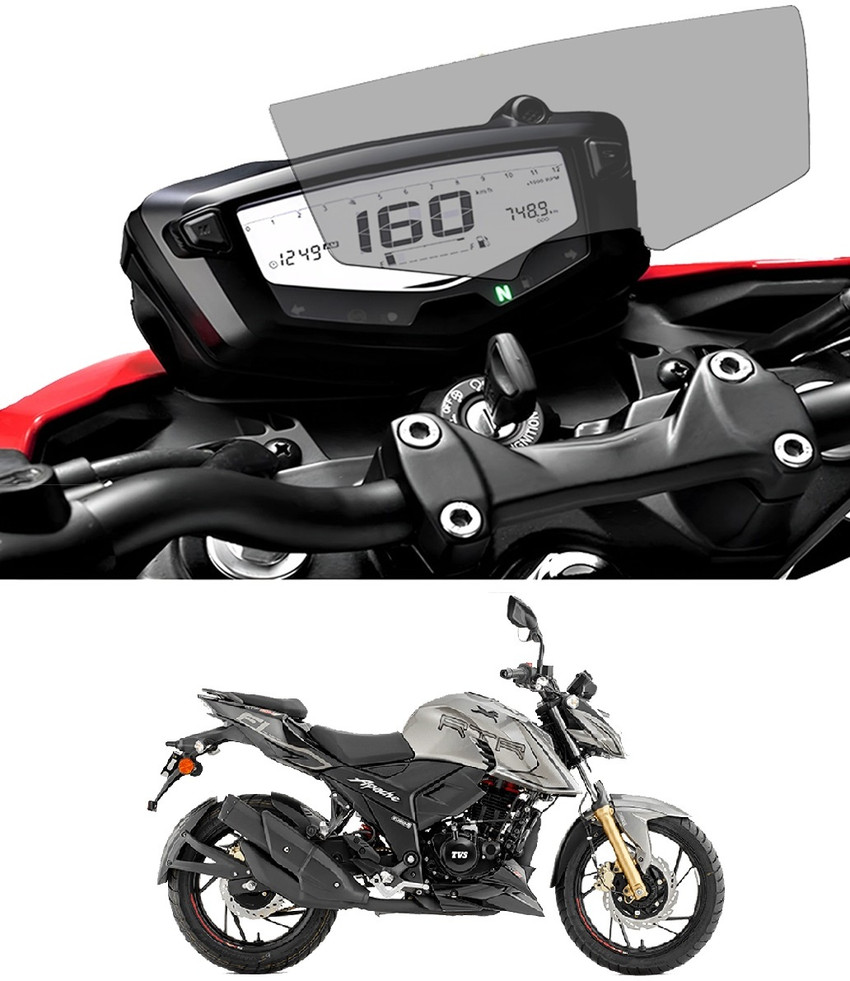 GADGET DEALS Impossible Screen Guard for TVS APACHE RTR 200 4V RTR 160 4V Screen Guard Protector Accessories Motorcycle Digital Console Clear GADGET DEALS Flipkart