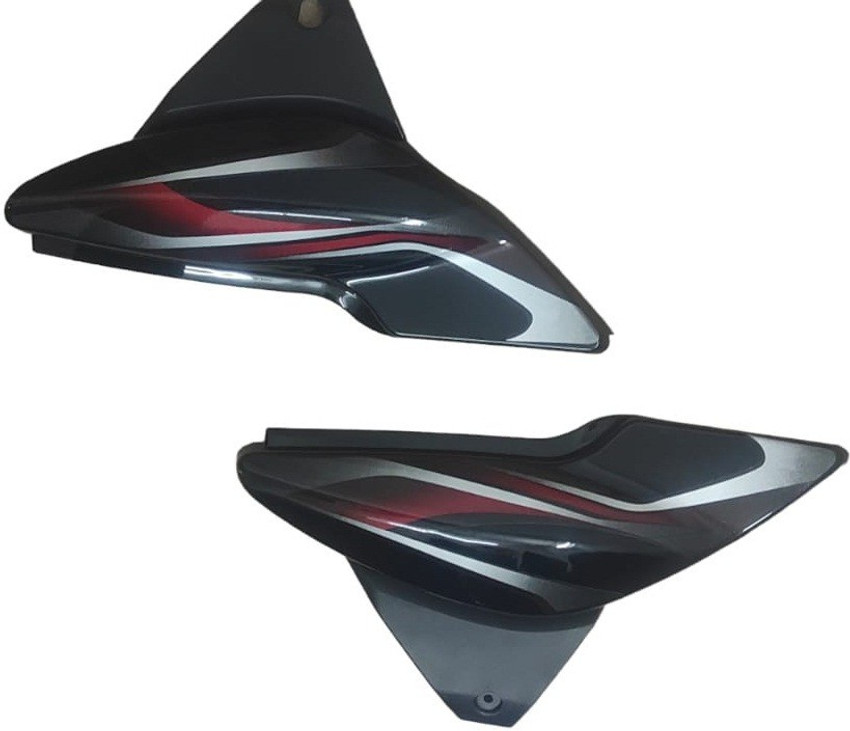 Pten Side Panel Suitable For Bike Discover Black With Red Sticker