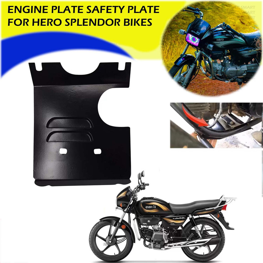 Znee Smart ENGINE PLATE SAFETY PLATE FOR HERO BIKES SPLENDOR