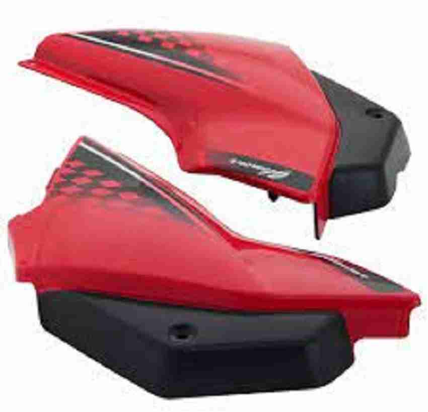 zalak Side Panel For Glamour O M Sport Red Bike Crash Guard