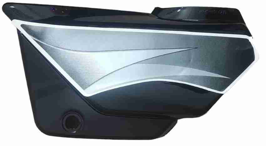 Pten Side Panel Suitable For Bike Splendor Pro Black Grey Sticker