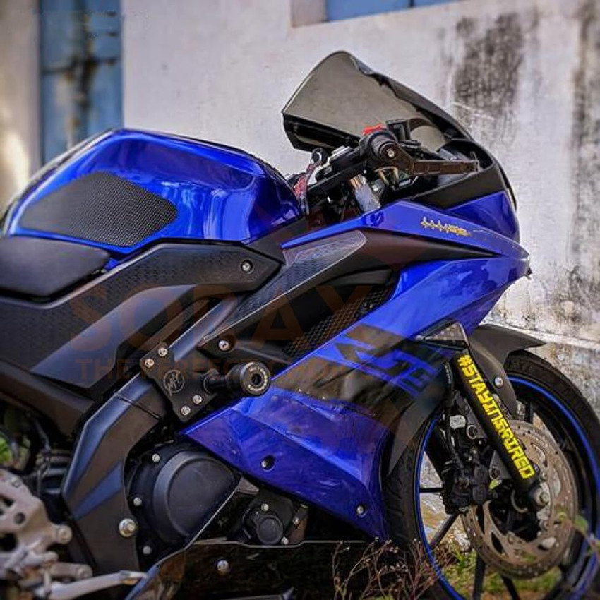VermsBikers stylish new premium slider blue blackR15 V4 Model Bikes Blue Bike Crash Guard Price in India Buy VermsBikers stylish new premium slider blue blackR15 V4 Model Bikes Blue Bike Crash Guard o...