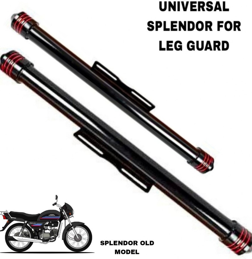Bike Safety Engine Guard Compatible for Hero Splendor/Splendor Plus (Black,  1 PC)