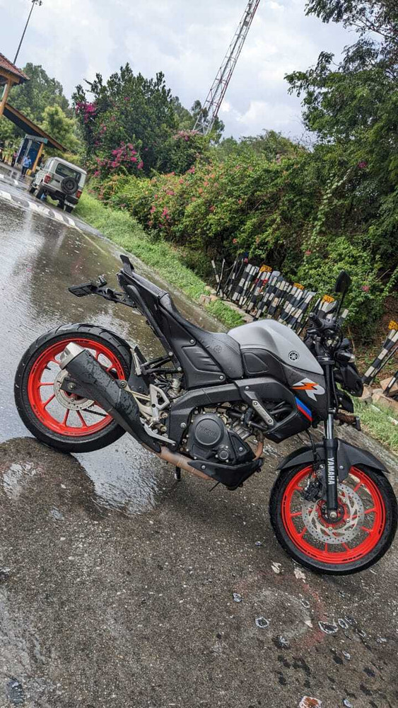 Mt 15 on sale with pillion