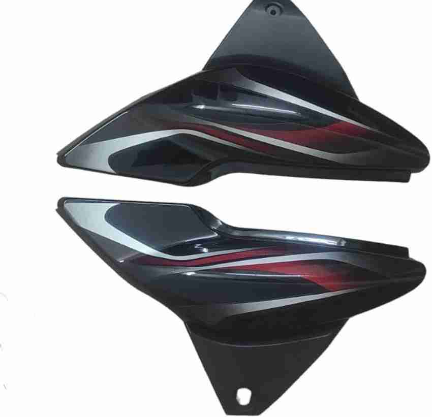Pten Side Panel Suitable For Bike Discover Black With Red Sticker
