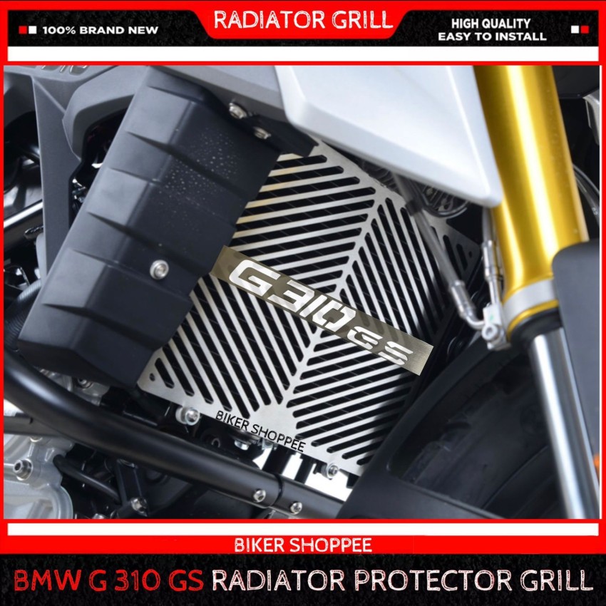 BIKER SHOPPEE BMW G 310 GS RADIATOR PROTECTOR GRILL STAINLESS