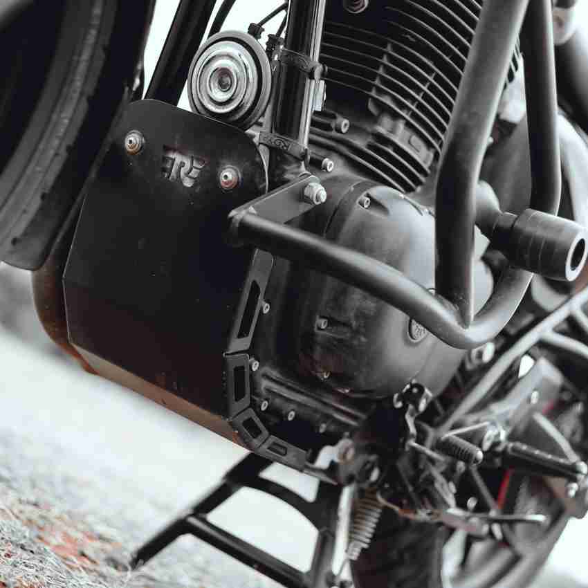 Fits Royal Enfield BLACK SUMP GUARD FOR Bullet & Classic 350/500