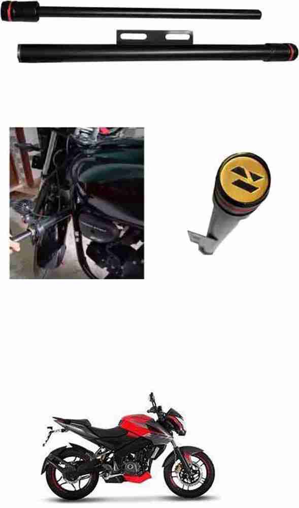 E Shoppe NEW STYLISH HEAVY SINGLE ROD OPEN LEG GUARD FOR Pulsar 200 NS DTS i Bike Crash Guard Price in India Buy E Shoppe NEW STYLISH HEAVY SINGLE ROD OPEN LEG GUARD FOR