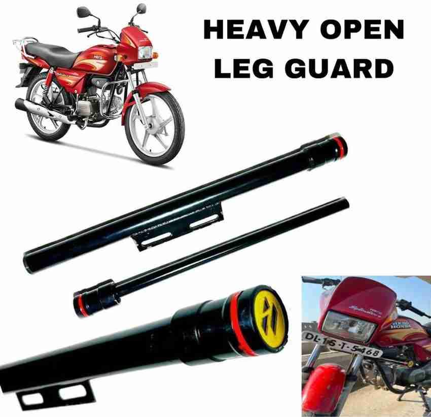 SHOWRIDE Open Leg Guard Splendor Multi Protection Guard Black
