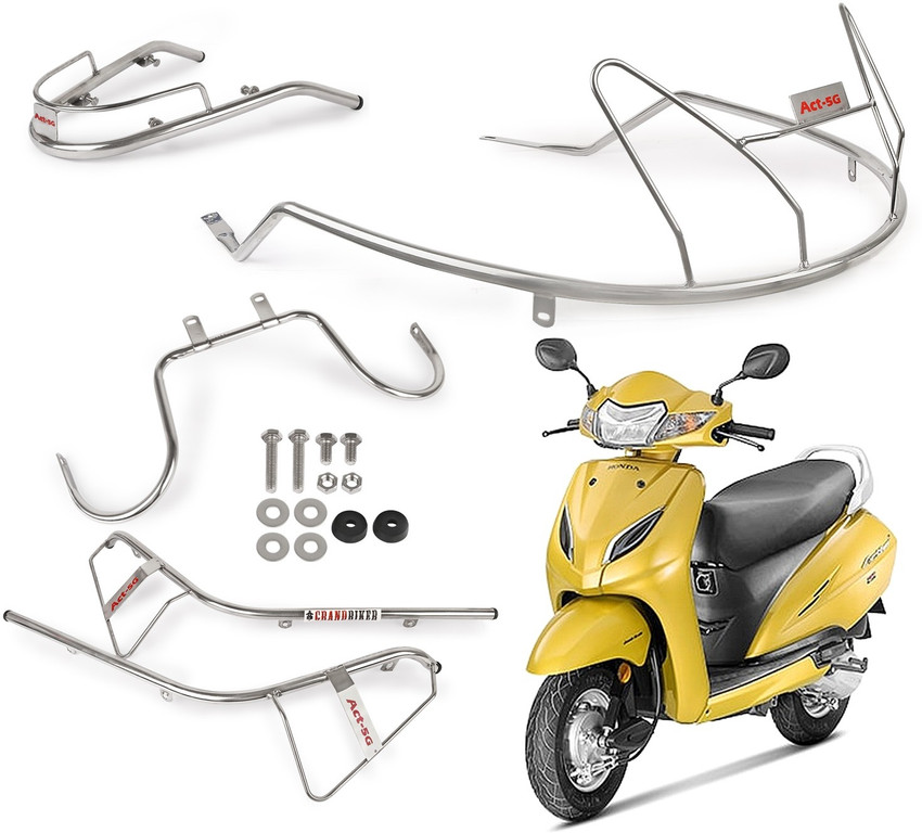Grandbiker Steel Guard for Scooter Activa 5G Bike Crash Guard Price in India Buy Grandbiker Steel Guard for Scooter Activa 5G Bike Crash Guard online at Flipkart