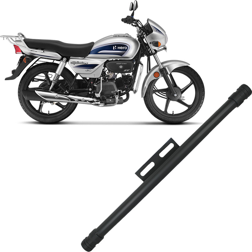 ZRIDE Heavy Single Rod Leg Guard For Hero Splendor Plus Silver Blue ALL Model Bike Crash Guard Price in India Buy ZRIDE Heavy Single Rod Leg Guard For Hero Splendor