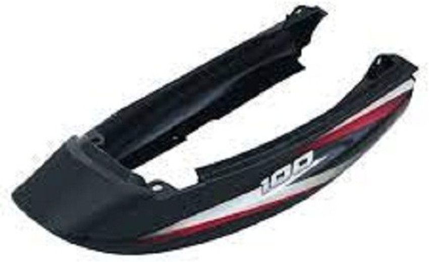 zalak TAIL PANEL FOR CT 100 BLACK RED Bike Saree Guard Price in