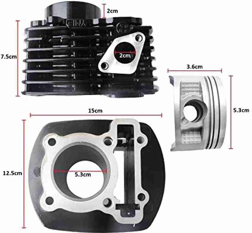 nikavi CBKP46 Cyliner Block Kit Compatible for Yamaha FZ Bike