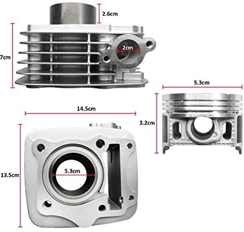 Tvs ntorq sales block piston price