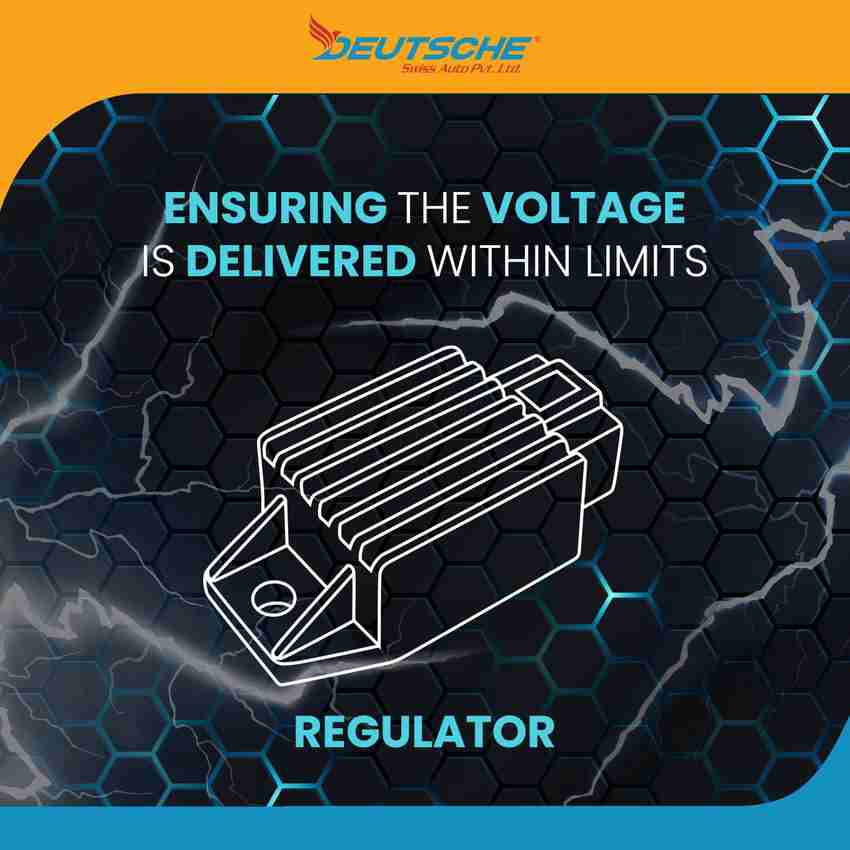 deutsche Motorcycle Regulator Compatible Bajaj Pulsar 150 UG4 Bike