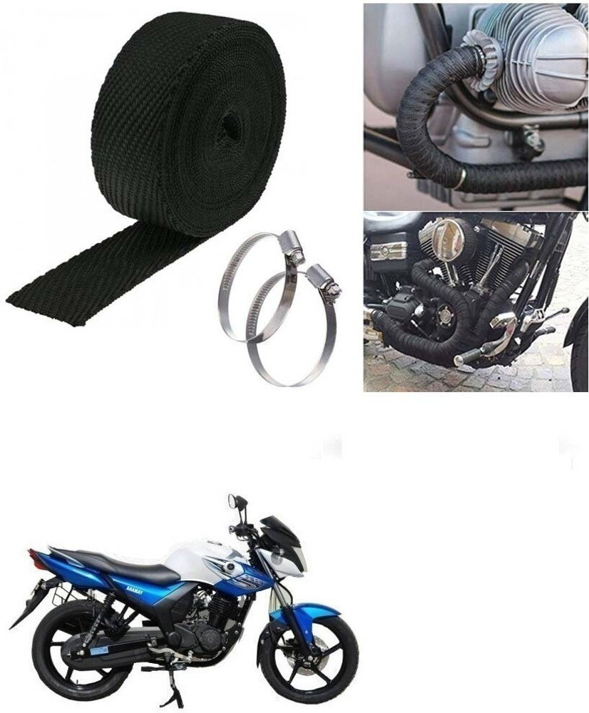 SRPHERE 3 Mtrs Silencer Wrap Bike Exhaust Heat Shield for Yamaha SZ RR Bike Exhaust Heat Shield Price in India Buy SRPHERE 3 Mtrs Silencer Wrap Bike Exhaust Heat Shield for Yamaha
