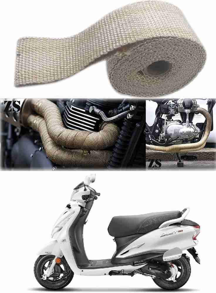 Znee Smart Silencer Wrap Cream Color for Hero Destini 125 Bike Exhaust Heat Shield Price in India Buy Znee Smart Silencer Wrap Cream Color for Hero Destini 125 Bike Exhaust Heat