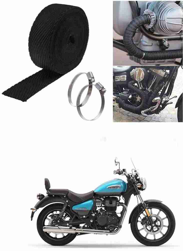SRPHERE (3 Mtrs) Silencer Wrap Bike Exhaust Heat Shield for Royal Enfield  Meteor 350 Bike Exhaust Heat Shield Price in India - Buy SRPHERE (3 Mtrs)  Silencer Wrap Bike Exhaust Heat Shield