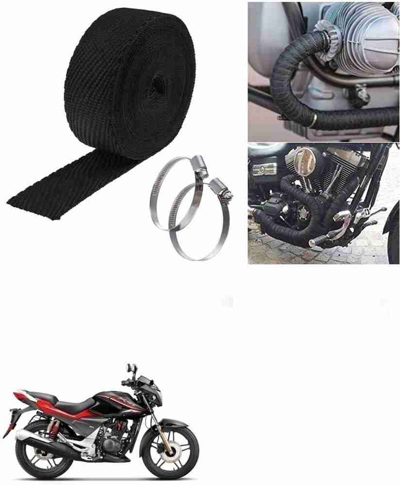 SRPHERE 3 Mtrs Silencer Wrap Bike Exhaust Heat Shield for Hero