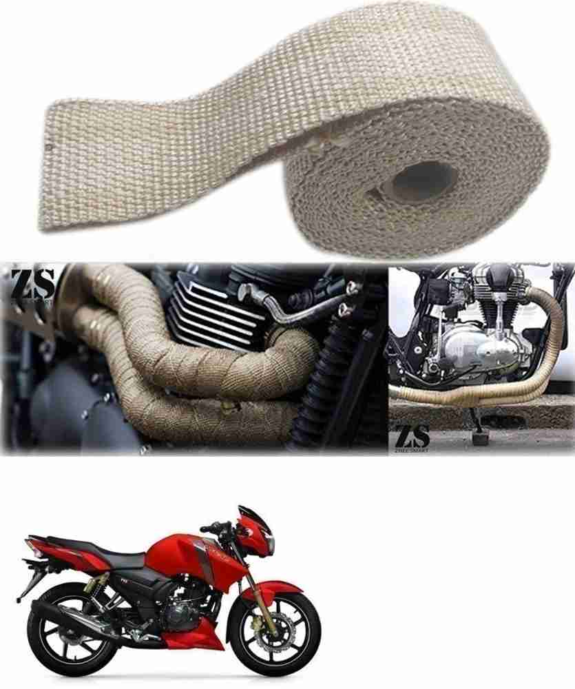 Znee Smart Silencer Wrap Cream Color for TVS Apache RTR 160