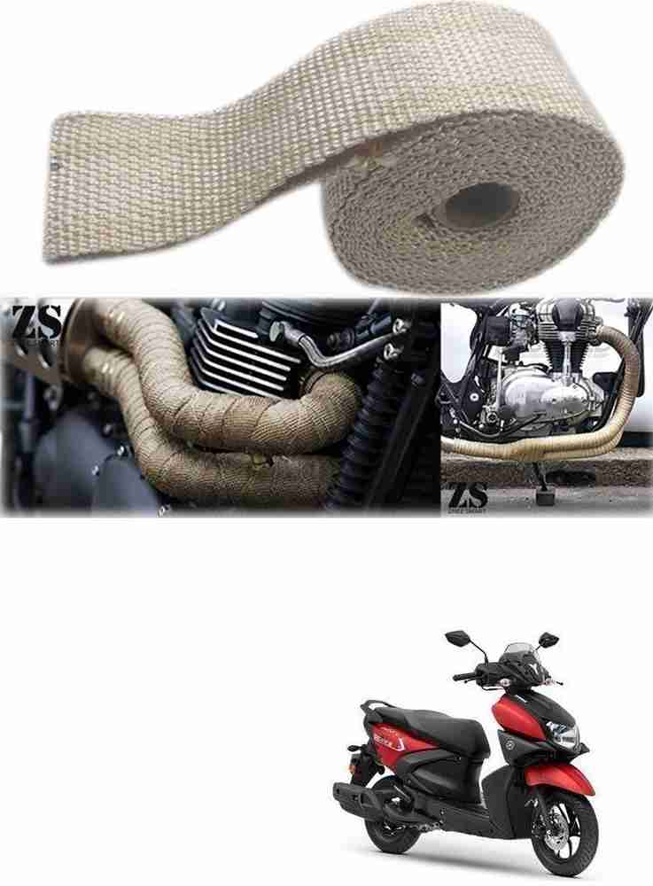 AXWee Silencer Wrap Cream Color for Yamaha RayZR 125 Bike Exhaust