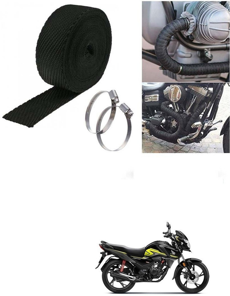 SRPHERE 3 Mtrs Silencer Wrap Bike Exhaust Heat Shield for HondaSP 125 Bike Exhaust Heat Shield Price in India Buy SRPHERE 3 Mtrs Silencer Wrap Bike Exhaust Heat Shield for HondaSP