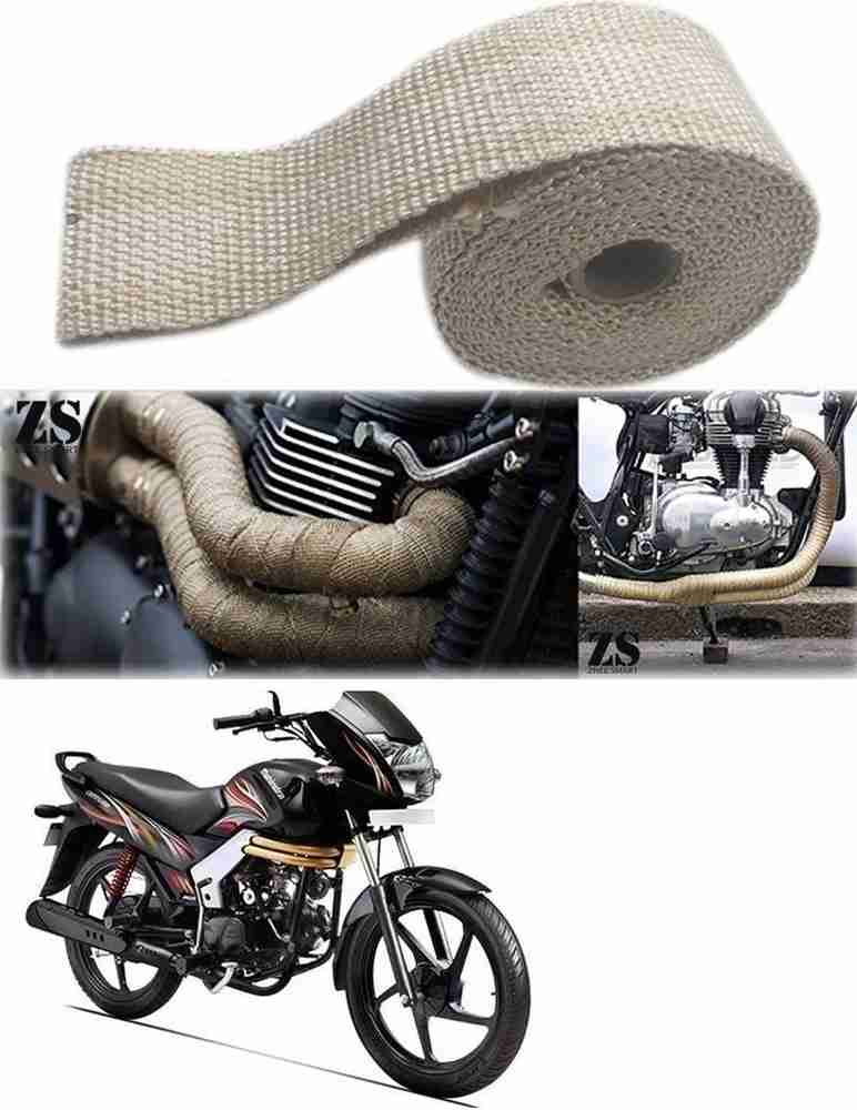 AXWee Silencer Wrap Cream Color for Mahindra Centuro NXT Bike
