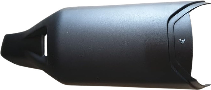 Shinify Silencer Guard Plate for Yamaha FZ Version 1 Bike Black