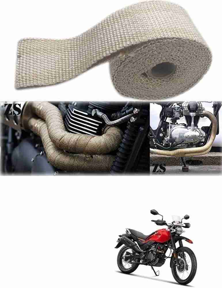 AXWee Silencer Wrap Cream Color for Hero XPulse 200 Bike Exhaust