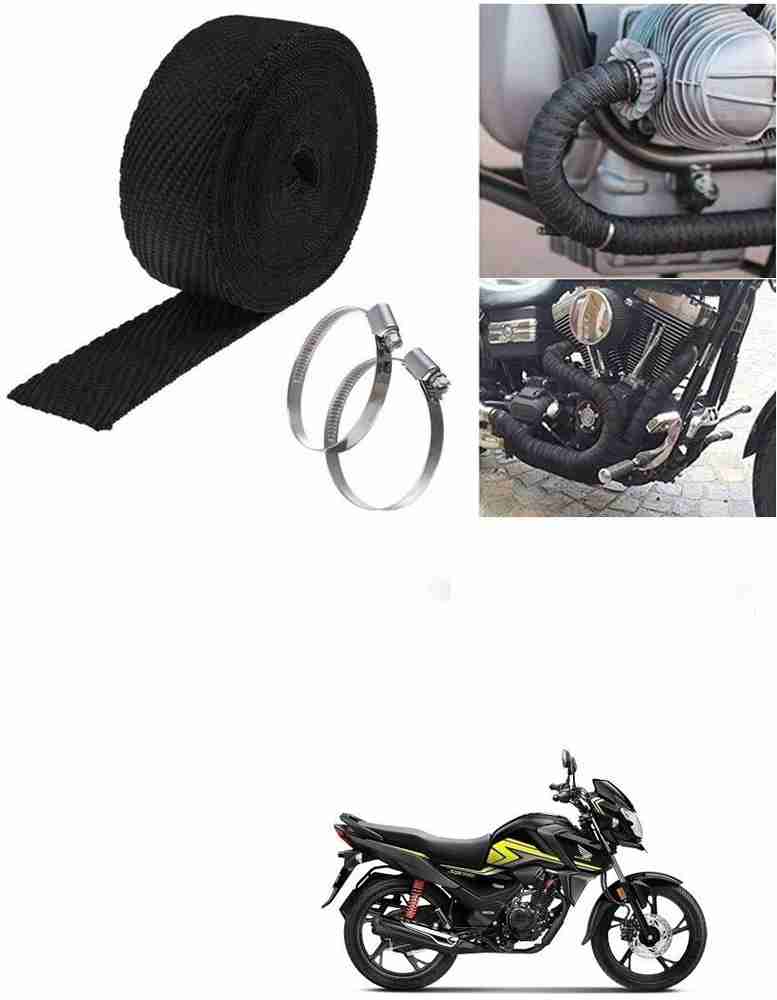 SRPHERE 3 Mtrs Silencer Wrap Bike Exhaust Heat Shield for HondaSP 125 Bike Exhaust Heat Shield Price in India Buy SRPHERE 3 Mtrs Silencer Wrap Bike Exhaust Heat Shield for HondaSP