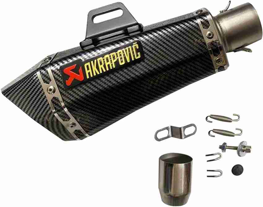 Vagary Akrapovic Universal Hexa Cut Stainless Steel Slip On Exhaust For Pulsar N160 Bajaj Pulsar 150 Pulsar 200NS Pulsar 180 Dominar 400 Full Exhaust System Price in India Buy Vagary Akrapovic Univers...