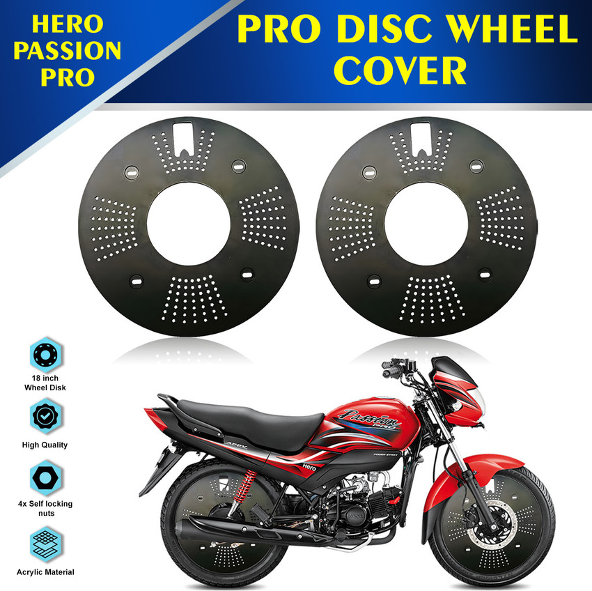 Atoray Full Acrylic Bike Wheel Cover 18 Inch Pack 2 Hero Passion Pro Bike Fairing Kit Price in India Buy Atoray Full Acrylic Bike Wheel Cover 18 Inch