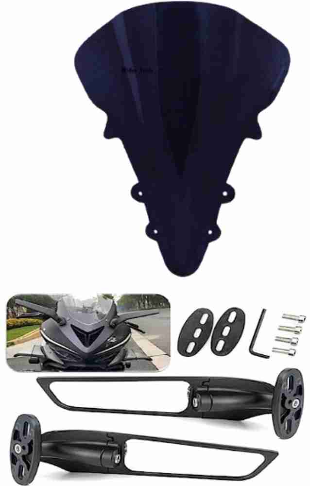 Gogna Mart Wing Side Mirror Adjustable RotatVisor Black for Yamaha R15 V1 V2able Bike Fairing Kit Price in India Buy Gogna Mart Wing Side Mirror Adjustable RotatVisor Black for Yamaha R15