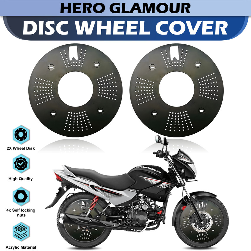 Otoroys 18 Inch 2pcs Acrylic PRO Disc Bike Wheel Cover For HERO GLAMOUR Bike Fairing Kit Price in India Buy Otoroys 18 Inch 2pcs Acrylic PRO Disc Bike Wheel Cover For