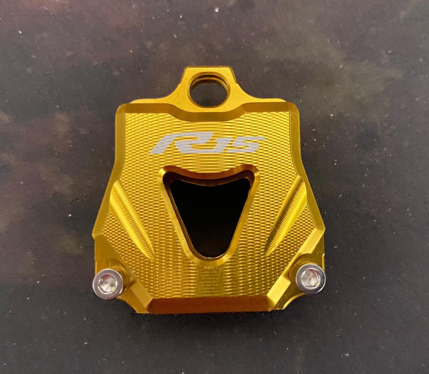 Auto MT GOLD CNC Key Shell Ring Case Key Cover Fixture for Yamaha