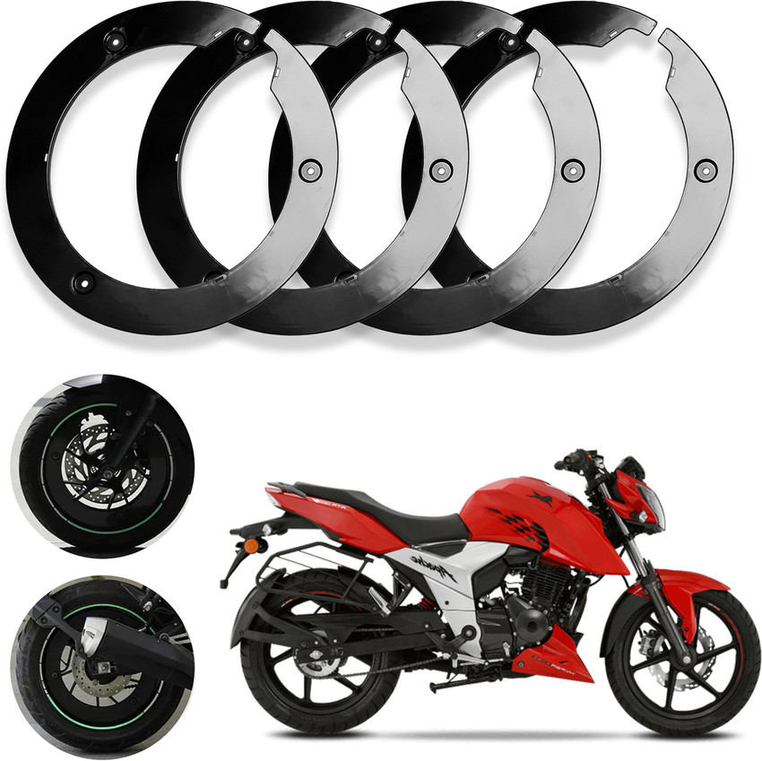 ASRYD 17 Inch PRO Disc Wheel Cover For Apache RTR 160 4V Front Back Wheel Cover Bike Fairing Kit Price in India Buy ASRYD 17 Inch PRO Disc Wheel Cover For