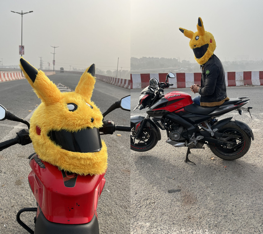 SRPHERE SR HEAVY 350 SMAL PIKACHU YELLOW HELMET COVER Bike Fairing Kit Price in India Buy SRPHERE SR HEAVY 350 SMAL PIKACHU YELLOW HELMET COVER Bike Fairing Kit online at Flipkart