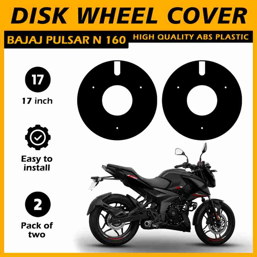 ASRYD 17 Inch 2pcs Acrylic PRO Disc Bike Wheel Cover For Bajaj