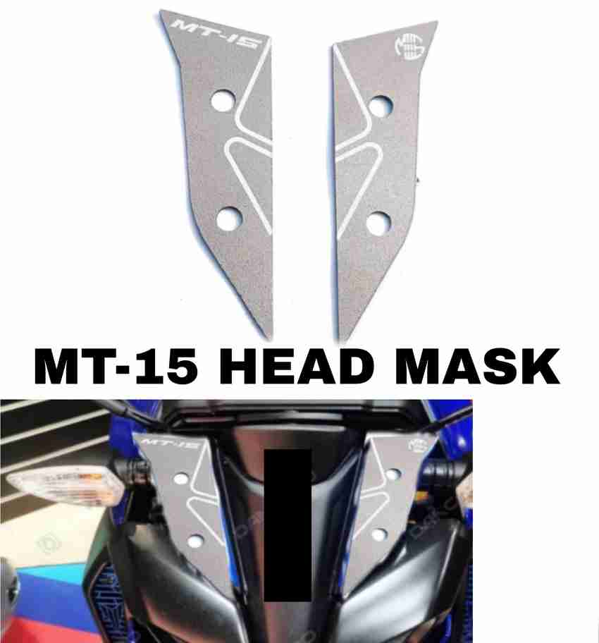 imad CNC METAL HEAD MASK FOR MT15 Bike Fairing Kit Price in