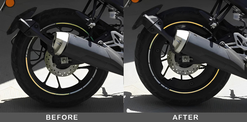 ASRYD 18 INCH Motorcycle Wheels for Suzuki Gixxer Wheel Cover For
