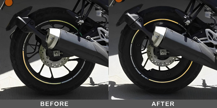 ASRYD 17 Inch PRO Disc Wheel Cover For Apache RTR 200 4V Front