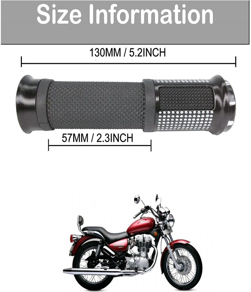 PROEDITION Motorcycle Hand Grips Anti Skid Handlebar Rubber Bar