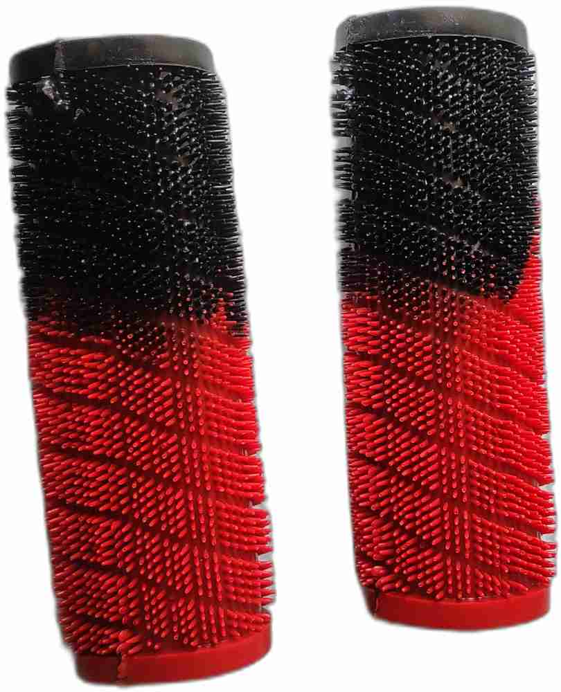 Red best sale bike grips