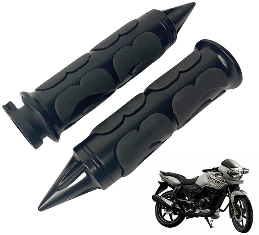 Dhe Best Bike Stylish Rubber Handlebar Black For TVS Apache RTR