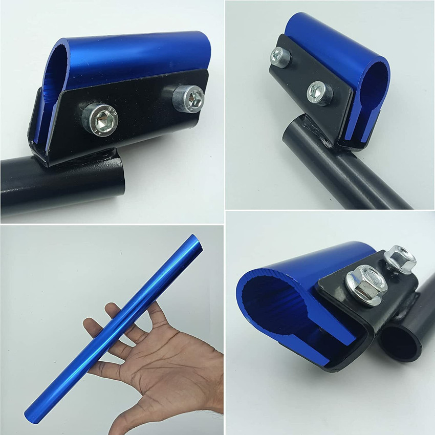 Blue bike handlebars outlet