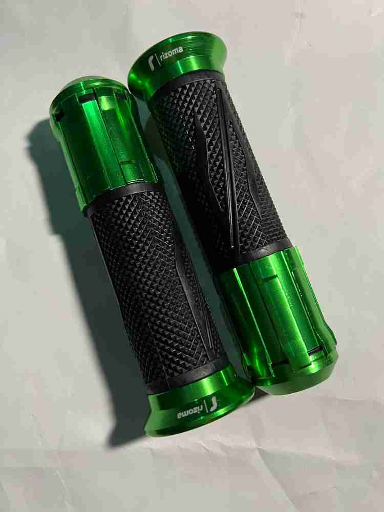 GRIP LIGHT HANDLE GRIP RIZOMA LONG CAP GREEN COLOUR 1 SET FOR ALL