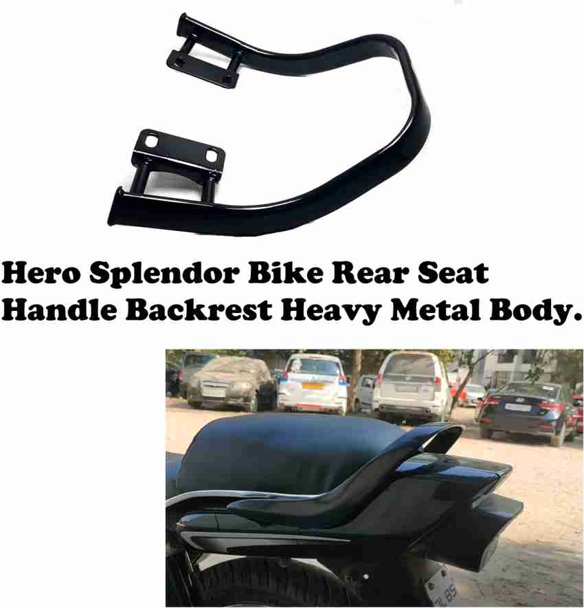 SRPHERE Hero Splendor Bike Rear Seat Handle Backrest Heavy Metal Body Black Color Bike Headlight Grill Price in India Buy SRPHERE Hero Splendor Bike Rear Seat Handle Backrest Heavy Metal Body