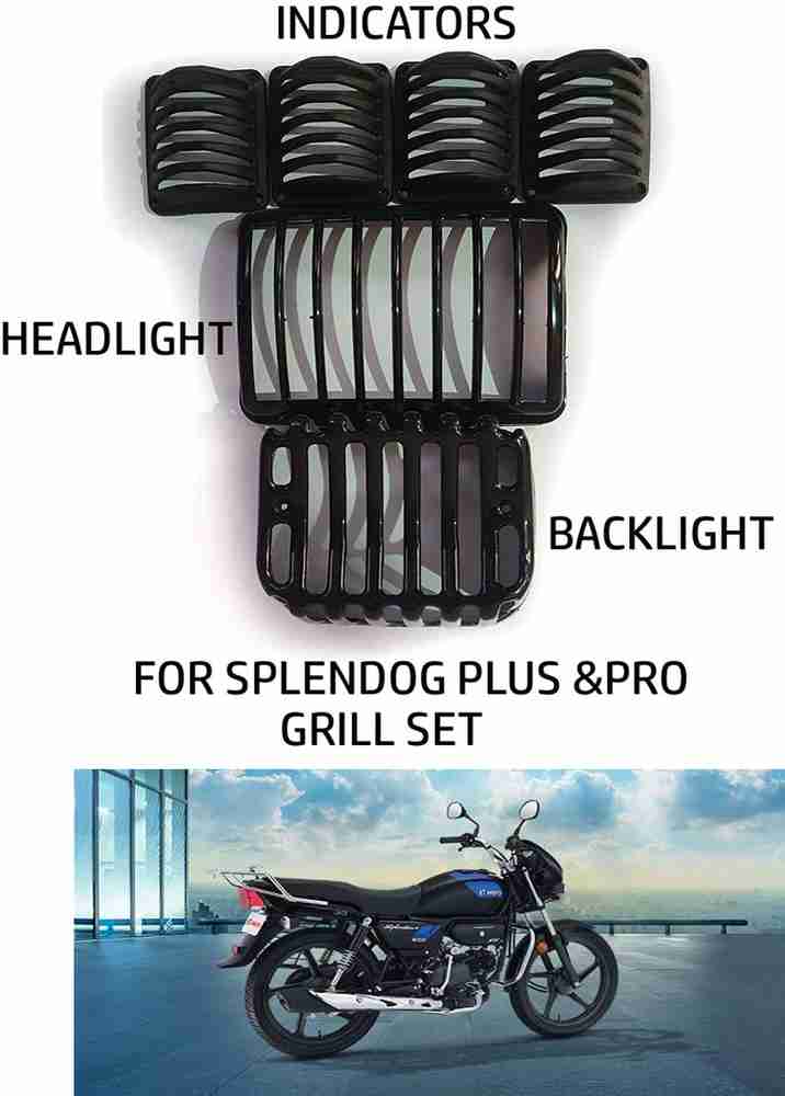 Muttfy Tail light cover for Bike headlight grill for Hero Splendor Bike Headlight Grill Price in India Buy Muttfy Tail light cover for Bike headlight grill for Hero Splendor Bike Headlight